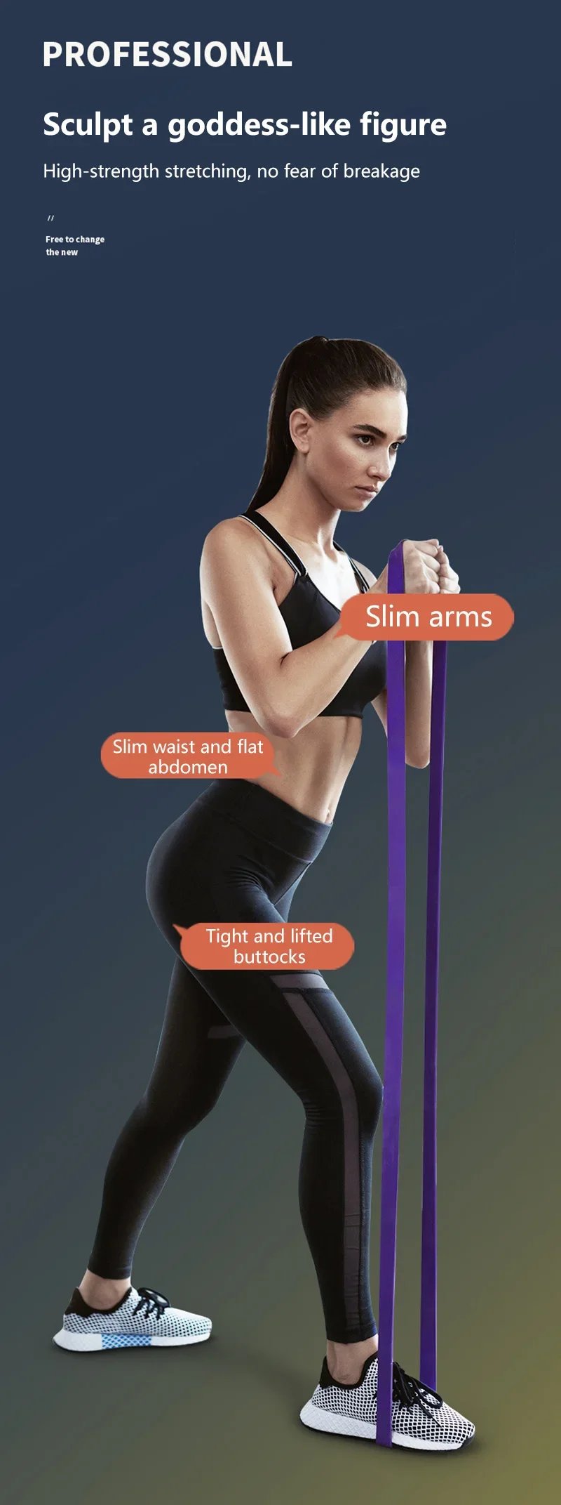 1 Pc Fitness Resistance Band Tough Latex Elastic Exercise Strength Pull-Ups Auxiliary Band Strengthening Train Fitness Equipment 1 Pc Fitness Resistance Band Tough Latex Elastic Exercise Strength Pull-Ups Auxiliary Band Strengthening Train Fitness Equipment