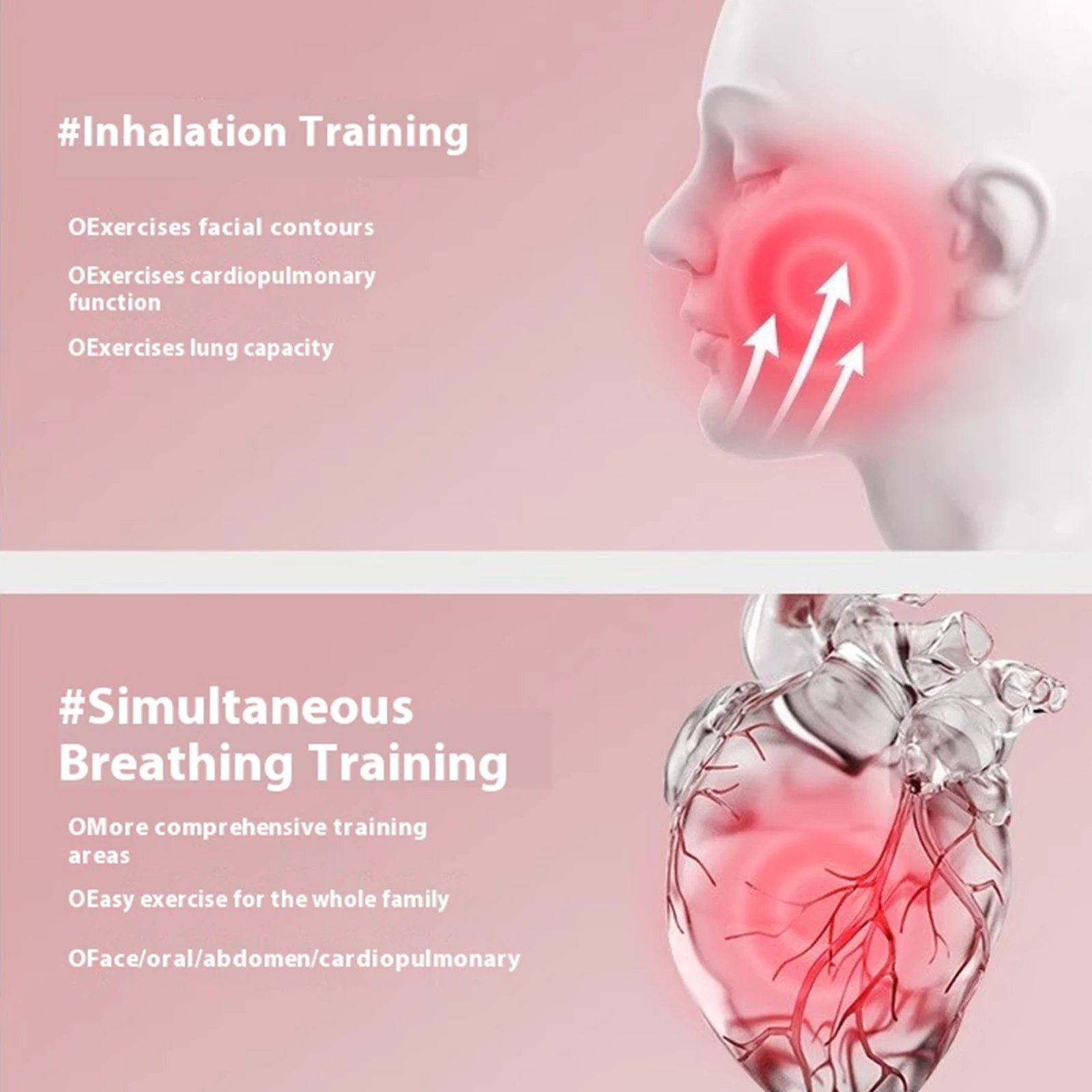 Deep Breathing Trainer Lightweight Portable Respiratory Trainer Adjustable Lung Training Tool Abdominal Core Exerciser Deep Breathing Trainer Lightweight Portable Respiratory Trainer Adjustable Lung Training Tool Abdominal Core Exerciser