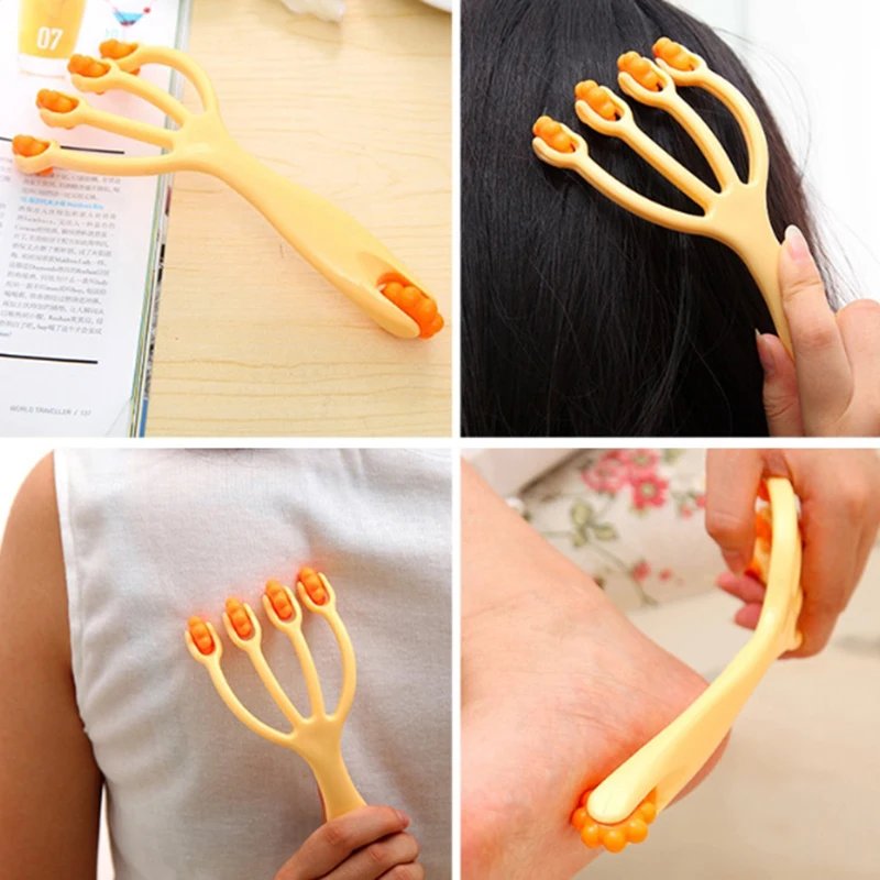 1PCS Five Wheel Ball Point Rolling Manual Massage For Waist Back Neck And Leg Head Massage And Slimming Spa To Release Fascia 1PCS Five Wheel Ball Point Rolling Manual Massage For Waist Back Neck And Leg Head Massage And Slimming Spa To Release Fascia
