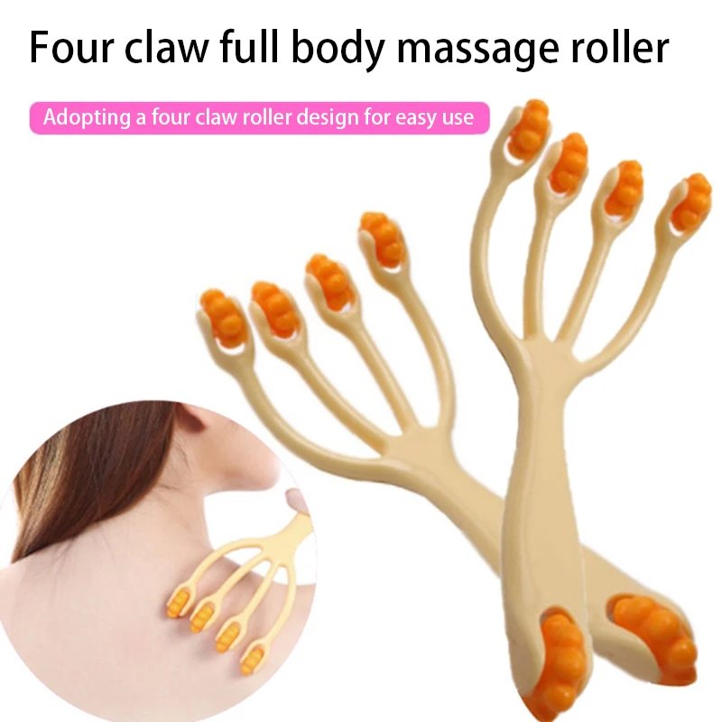 1PCS Five Wheel Ball Point Rolling Manual Massage For Waist Back Neck And Leg Head Massage And Slimming Spa To Release Fascia - Image 3