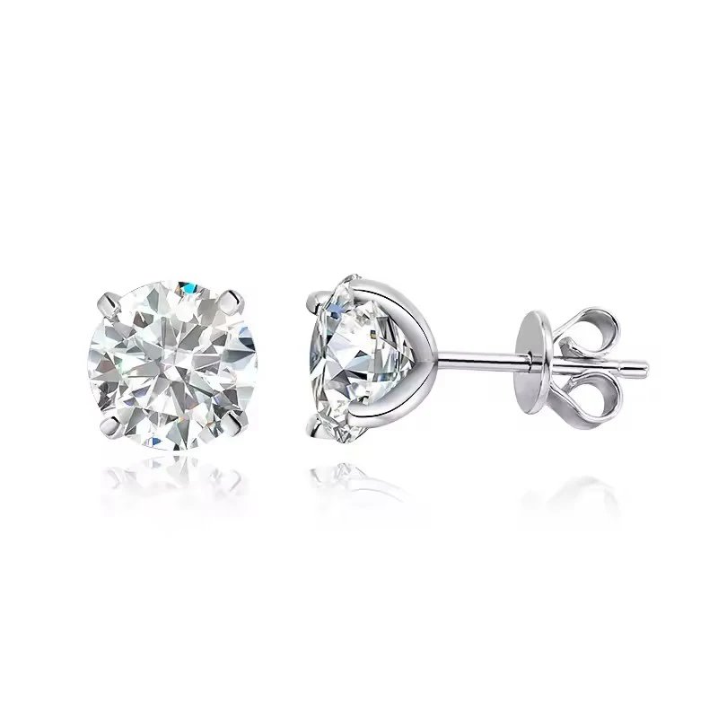 OXTAO 0.3-2CT Moissanite Stud Earrings for Women Sparkling Lab Imitation Diamond Earring Luxury Wedding Jewelry 14K Gold Filled OXTAO 0.3-2CT Moissanite Stud Earrings for Women Sparkling Lab Imitation Diamond Earring Luxury Wedding Jewelry 14K Gold Filled