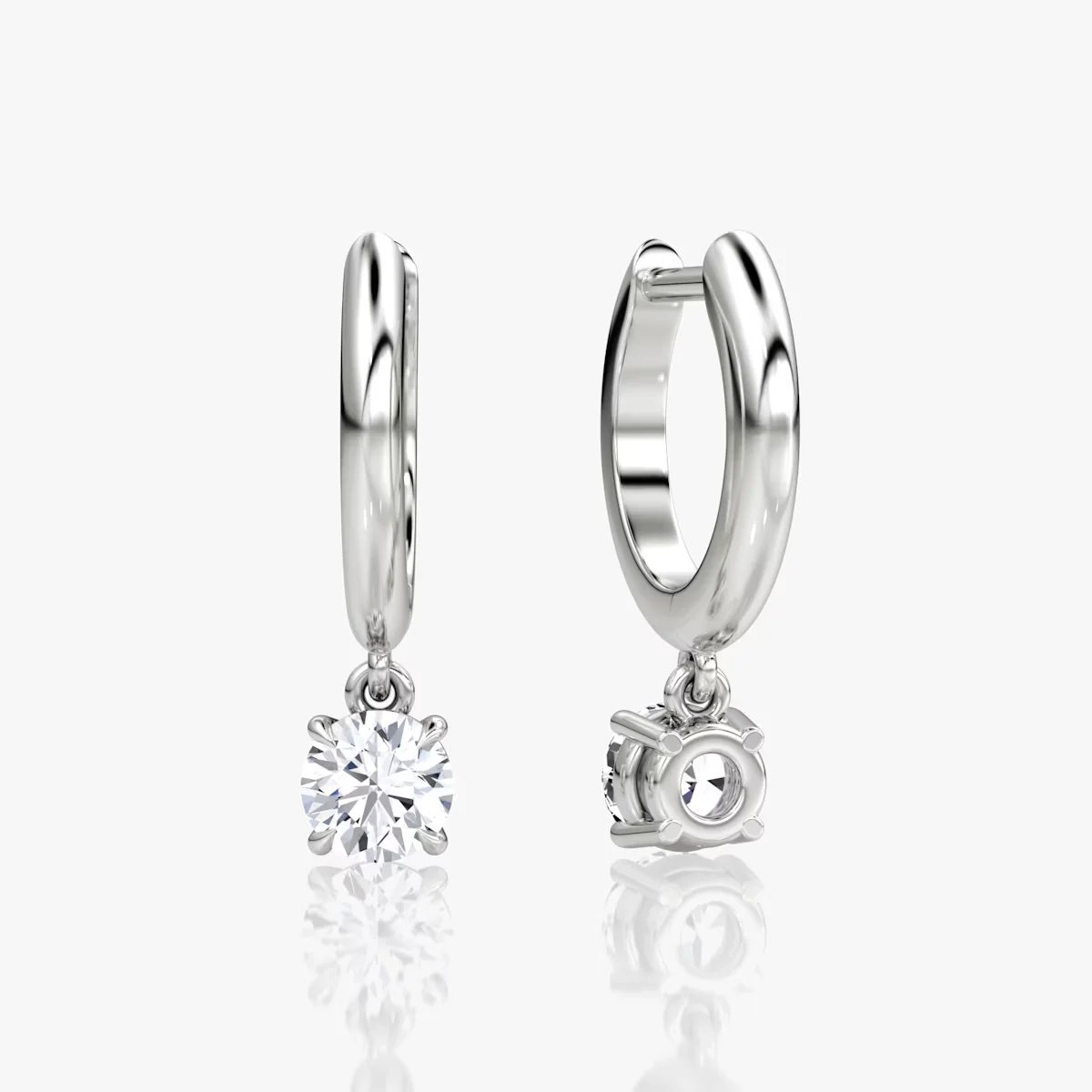 RAPRGOLD Round Moissanite Groove Inlay Hoop Earrings for Women 14K Gold Filled Delicate Fine Jewelry Gift with GRA Certificate RAPRGOLD Round Moissanite Groove Inlay Hoop Earrings for Women 14K Gold Filled Delicate Fine Jewelry Gift with GRA Certificate