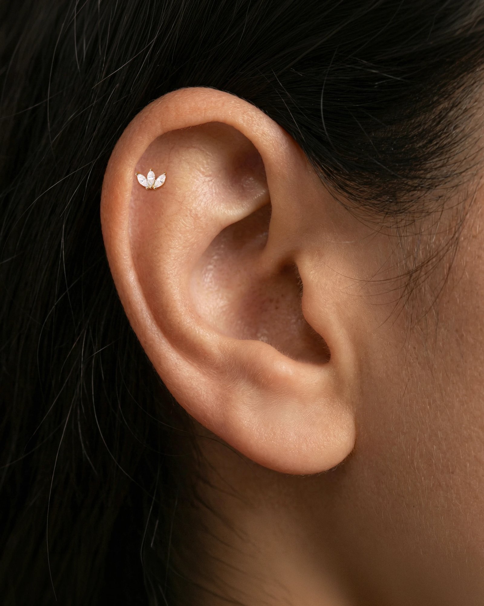 CANNER 14K Solid Gold G23 Titanium Star Heart Zircon Cartilage Tragus Helix Piercing Stud Earrings Hypoallergenic Jewelry Gift CANNER 14K Solid Gold G23 Titanium Star Heart Zircon Cartilage Tragus Helix Piercing Stud Earrings Hypoallergenic Jewelry Gift