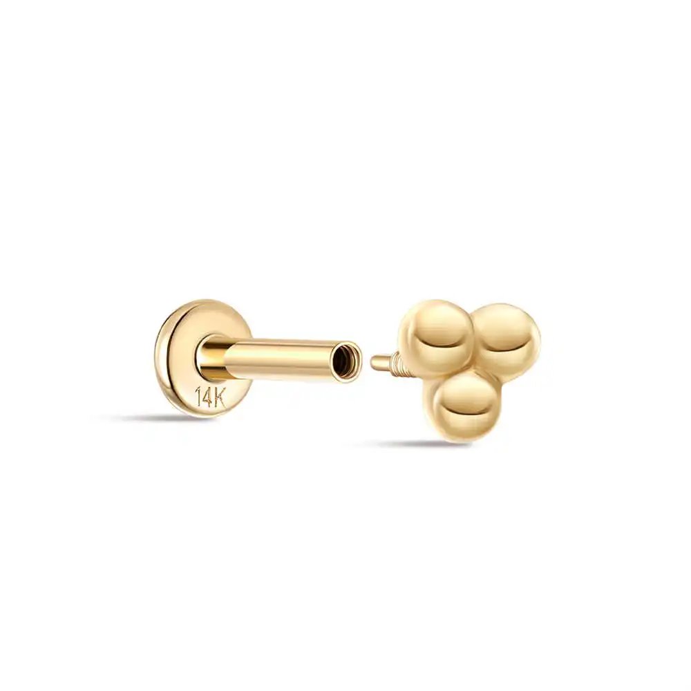 CANNER 14K Solid Gold G23 Titanium Star Heart Zircon Cartilage Tragus Helix Piercing Stud Earrings Hypoallergenic Jewelry Gift CANNER 14K Solid Gold G23 Titanium Star Heart Zircon Cartilage Tragus Helix Piercing Stud Earrings Hypoallergenic Jewelry Gift