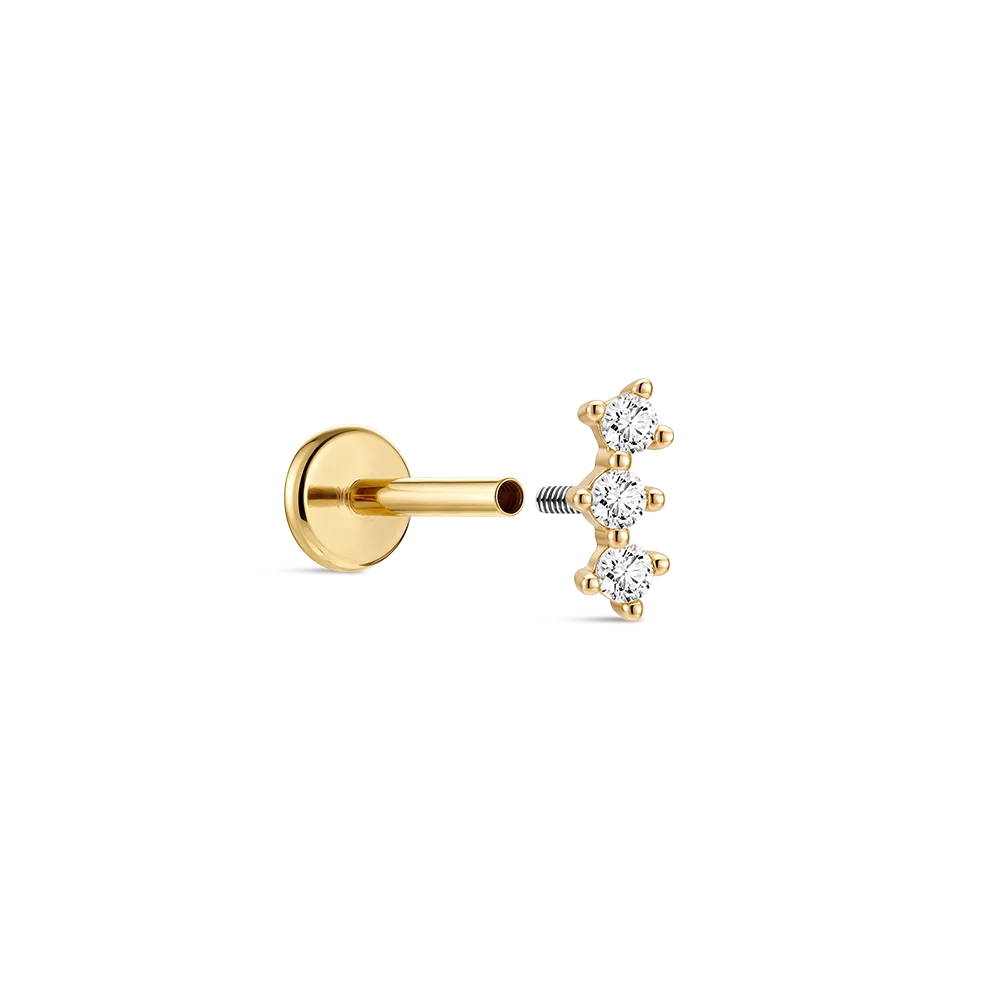 CANNER 14K Solid Gold G23 Titanium Star Heart Zircon Cartilage Tragus Helix Piercing Stud Earrings Hypoallergenic Jewelry Gift CANNER 14K Solid Gold G23 Titanium Star Heart Zircon Cartilage Tragus Helix Piercing Stud Earrings Hypoallergenic Jewelry Gift