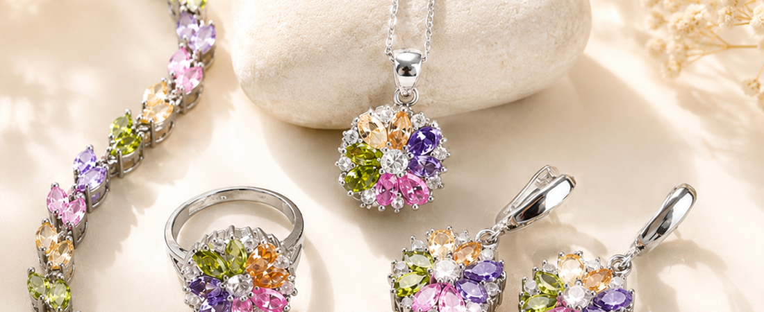 Elegant Multicolor Silver Jewelry Sets That Elevate Every Outfit