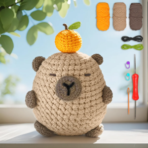 Easy Crochet Kit for Beginners three Pack Easy Learn to Starter Amigurumi Knitting Kit and Yarn Craft creation