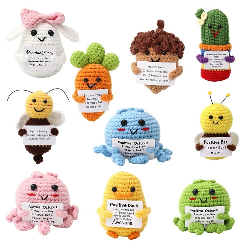 Crochet Doll Finished Crochet Animals Fruit Ornament Cartoon Hand Woven Octopus Frog Ornament Cute Room Decor Desk Decorations Crochet Doll Finished Crochet Animals Fruit Ornament Cartoon Hand Woven Octopus Frog Ornament Cute Room Decor Desk Decorations