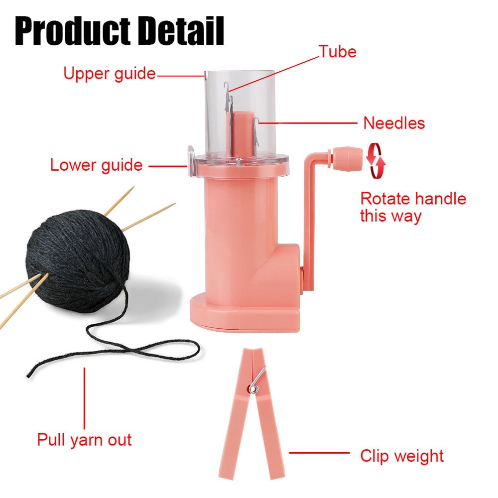 Creative Knitting Machine Portable Hand-Knitted Craft Bracelet Weave Tool Embellish Hand Knit Loom Spool Knitter Creative Knitting Machine Portable Hand-Knitted Craft Bracelet Weave Tool Embellish Hand Knit Loom Spool Knitter