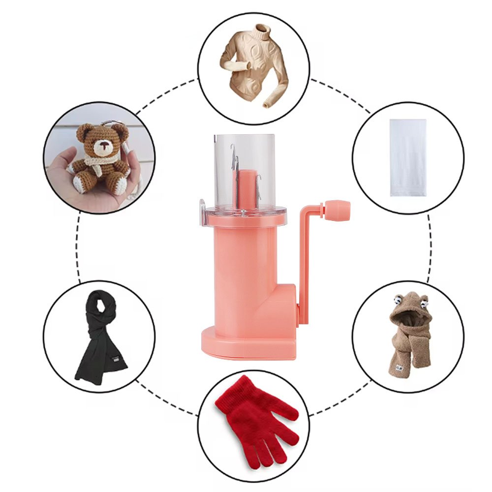Creative Knitting Machine Portable Hand-Knitted Craft Bracelet Weave Tool Embellish Hand Knit Loom Spool Knitter Creative Knitting Machine Portable Hand-Knitted Craft Bracelet Weave Tool Embellish Hand Knit Loom Spool Knitter