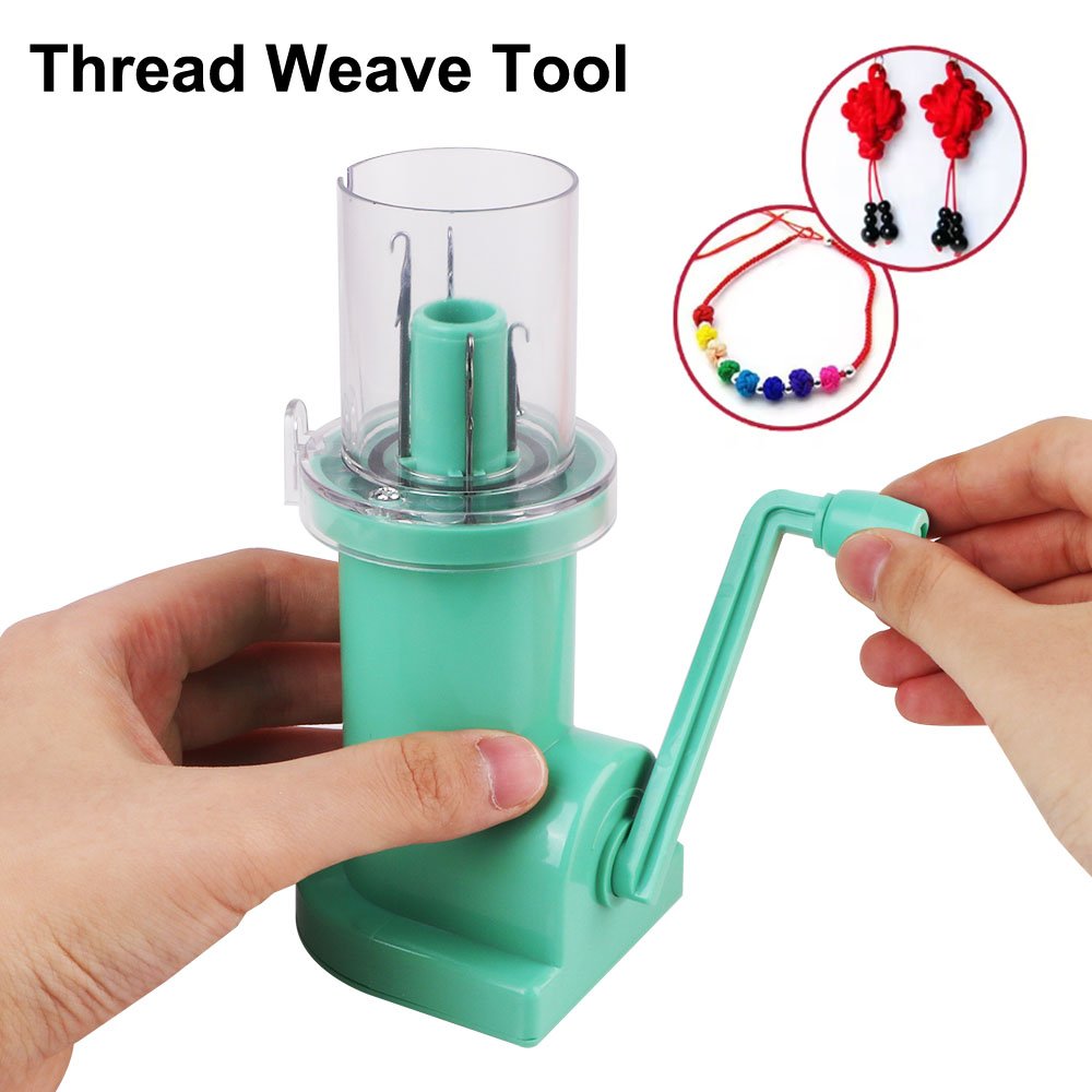 Creative Knitting Machine Portable Hand-Knitted Craft Bracelet Weave Tool Embellish Hand Knit Loom Spool Knitter Creative Knitting Machine Portable Hand-Knitted Craft Bracelet Weave Tool Embellish Hand Knit Loom Spool Knitter